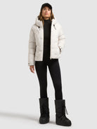  - Image from Khujo | Jacke ROSELYN WITH BAG COTTON CREAM