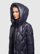  - Image from Khujo | Mantel LOREEN  SHINY NIGHTFALL NAVY