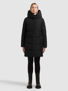 - Image from Khujo | Mantel EMORY WITH BAG BLACK
