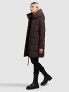  - Image from Khujo | Mantel EMORY WITH BAG MOODY PLUM