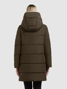  - Image from Khujo | Mantel EMORY WITH BAG PARK GREEN