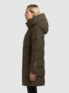  - Image from Khujo | Mantel EMORY WITH BAG PARK GREEN