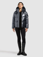  - Image from Khujo | Jacke DEVINA3 SHINY DEEP STEEL BLUE