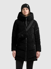 Jacke KATTIE WITH BAG BLACK