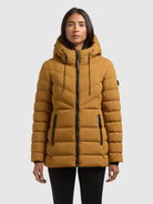  - Image from Khujo | Jacke SKYE  WITH BAG DARK CURRY