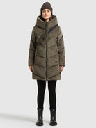  - Image from Khujo | Jacke KATTIE WITH BAG MUDDER GREEN