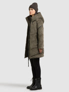  - Image from Khujo | Jacke KATTIE WITH BAG MUDDER GREEN
