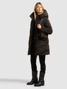  - Image from Khujo | Jacke KATTIE WITH BAG CHOCOLATE CHIP
