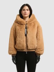 Jacke KRIS RED BROWN