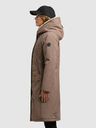  - Image from Khujo | Mantel CIELA TAUPE BROWN