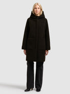  - Image from Khujo | Mantel LAURYN Wendemantel BLACK BEAR BROWN