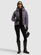  - Image from Khujo | Jacke ROSELYN WITH BAG LAVENDER FOG