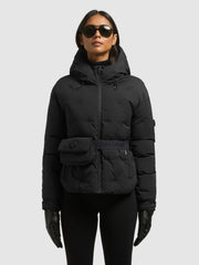 Jacke ROSELYN WITH BAG BLACK