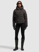  - Image from Khujo | Jacke ROSELYN WITH BAG MOODY PLUM