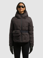 Jacke ROSELYN WITH BAG MOODY PLUM