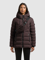 Jacke SKYE  WITH BAG MOODY PLUM