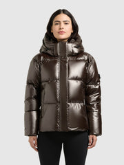 Jacke DEVINA3 SHINY MOODY PLUM