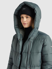 Coat VARES grey-green